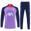 Liverpool Purple Version Sweat d'Entraînement Quarter-Zip 2023-24 Pour Homme